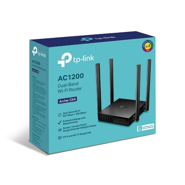 TP-Link Archer C54 AC1200 Dual Band Wi-Fi Router price in Bangladesh