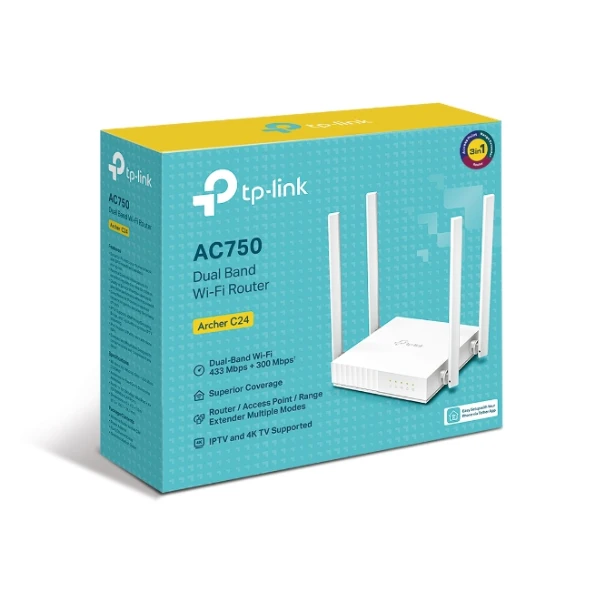 TP-Link Archer C24 AC750 Dual-Band WiFi Router price in Bangladesh