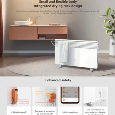 Xiaomi Mi Space Heater S 2200W Smart Electric Room Heater price in Bangladesh