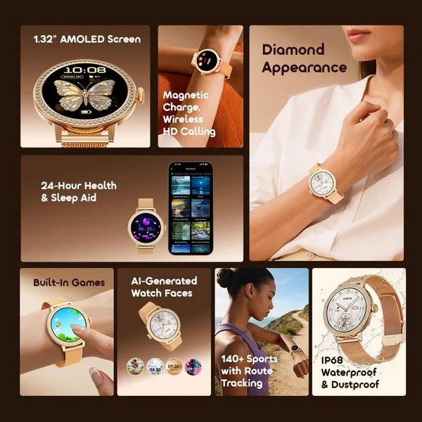 Watch Muse 2 1.32" AMOLED Diamond Appearance Smart Watch price in Bangladesh