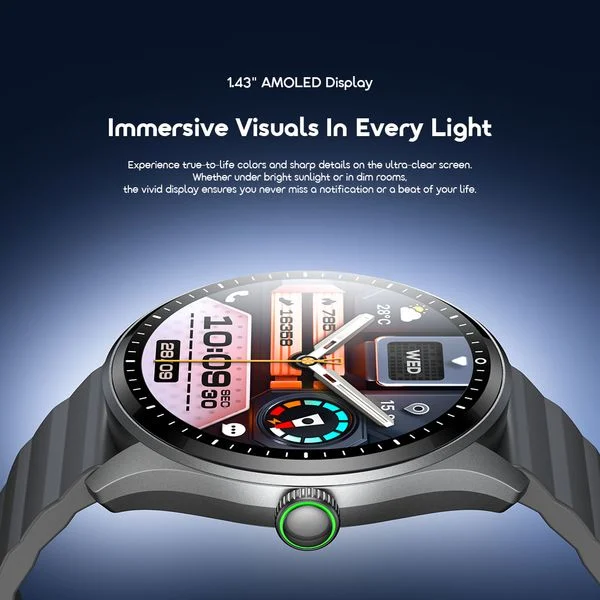 Watch Nova 2R Lite 1.43" AMOLED 30-Day Standby Smart Watch price in Bangladesh