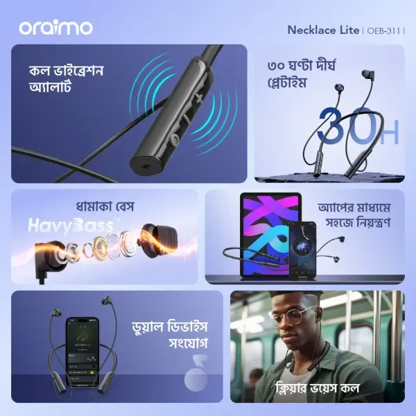 Watch 6N X Necklace Lite 1.83'' Screen Smart Watch Plus  Wireless Earphones Bundle Sale price in Bangladesh