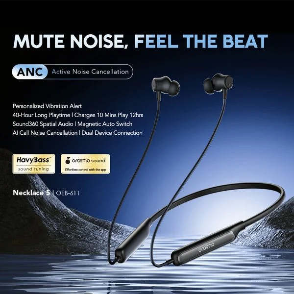 Necklace 5 30dB Noise Cancellation & Call Vibration Earphones price in Bangladesh