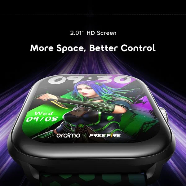 Watch 6 MOCO X Free Fire 2.01" HD Screen Smart Watch price in Bangladesh