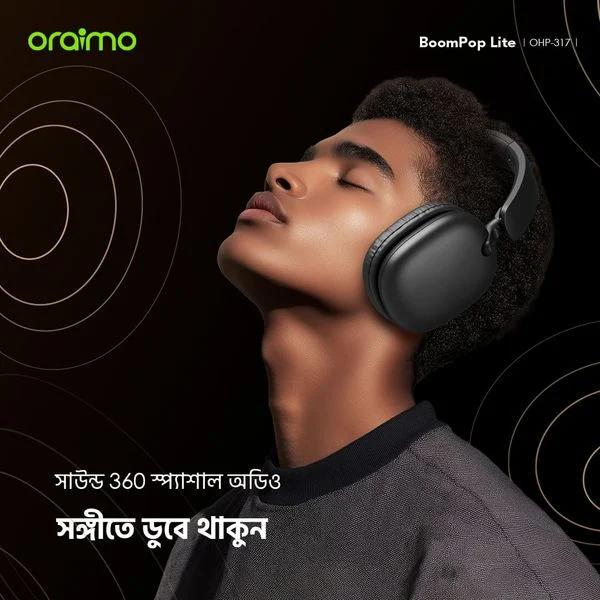 BoomPop Lite ENC Over-Ear Wireless Headphones price in Bangladesh