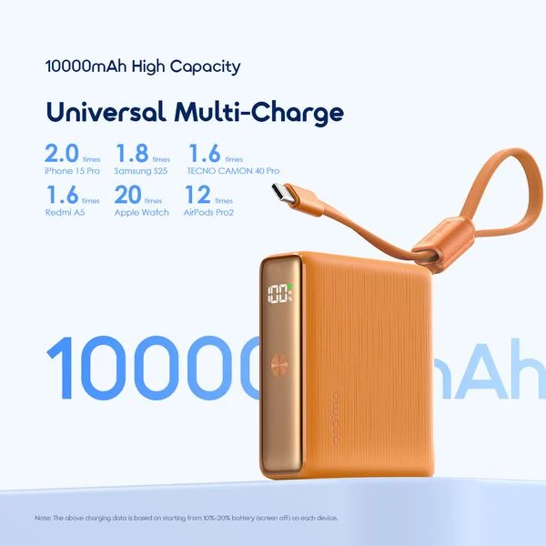 PowerNova L11 10000mAh 22.5W Power Bank price in Bangladesh