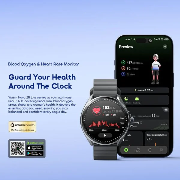 Watch Nova 2R Lite 1.43" AMOLED 30-Day Standby Smart Watch price in Bangladesh