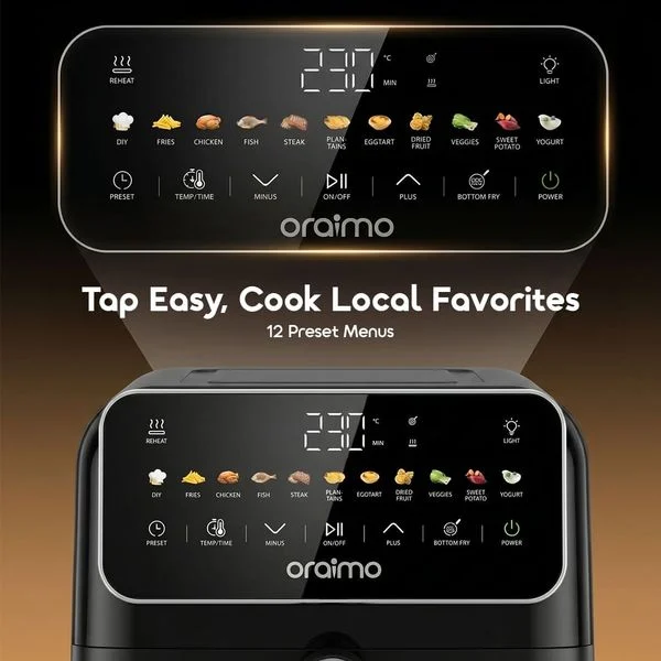 Intellifry 9L 230°C Dual Side Flip Free Air Fryer price in Bangladesh