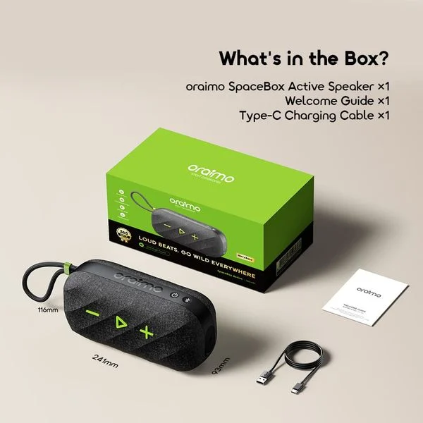 SpaceBox Active 25W Powerful FM Custom Portable Wireless Speaker price in Bangladesh