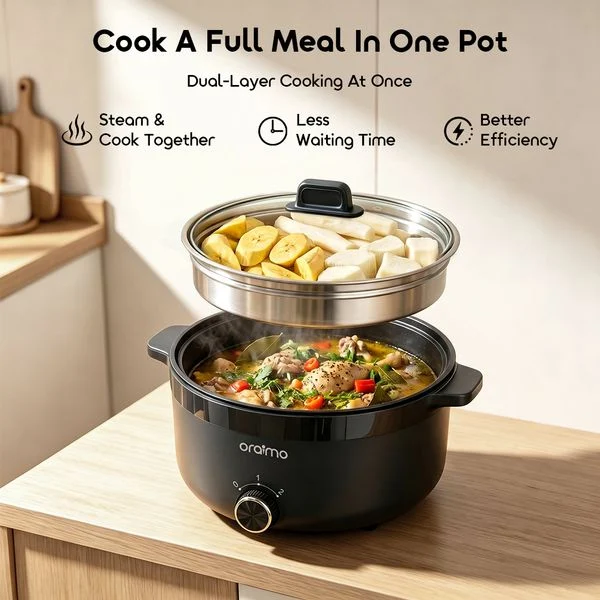 MultiPot 3 In 1 3L Efficient Versatile  Electric Hotpot price in Bangladesh