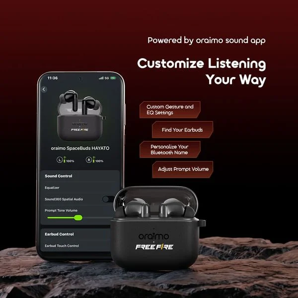 SpaceBuds HAYATO Low-Latency Long-Lasting True Wireless Earbuds price in Bangladesh