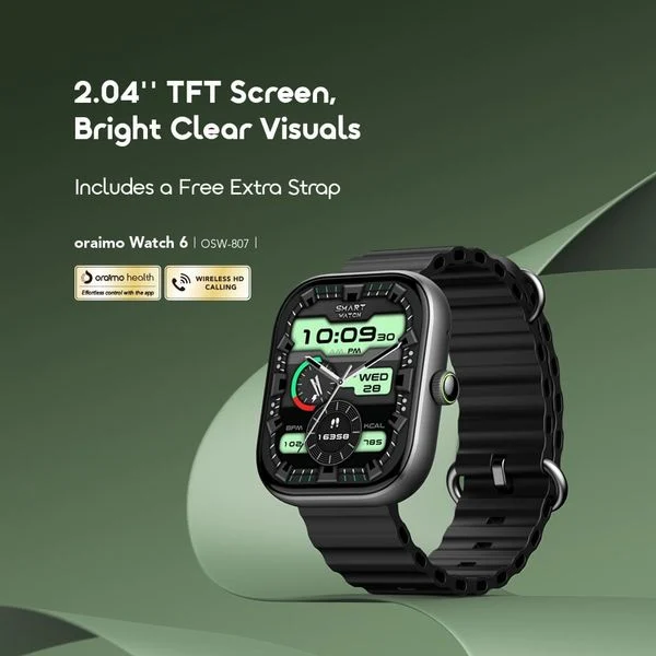Watch 6 2.04" TFT IP68 Smart Watch price in Bangladesh
