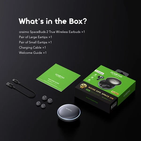 SpaceBuds 2 AI Smart 45hrs Playtime True Wireless Earbuds price in Bangladesh