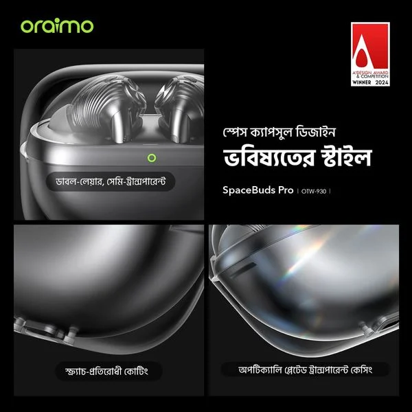 SpaceBuds Pro Hybrid ANC True Wireless Earbuds price in Bangladesh