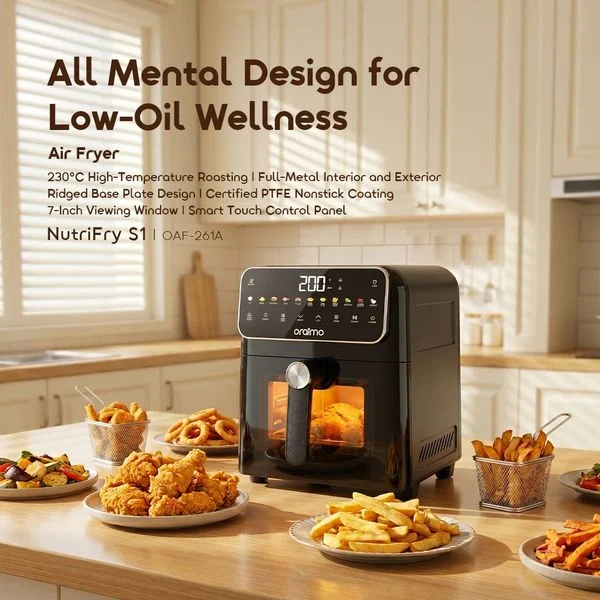 NutriFry S1 6L 1500W 230°C High-Temp Air Fryer price in Bangladesh