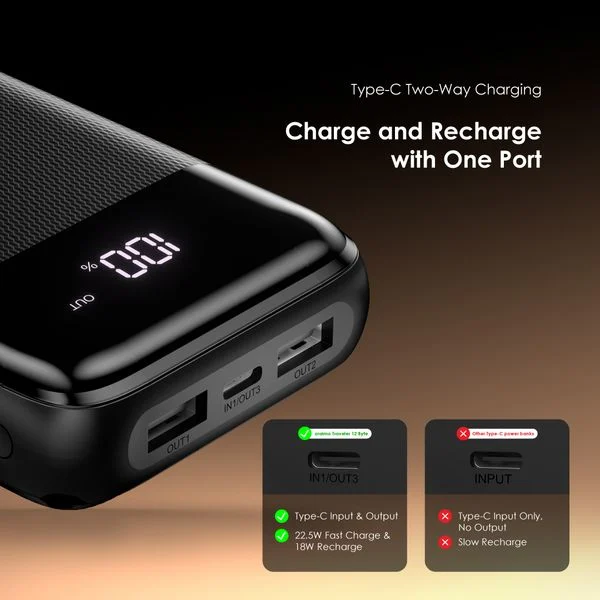 Traveler 12 Byte 20000mAh 12W Power Bank price in Bangladesh