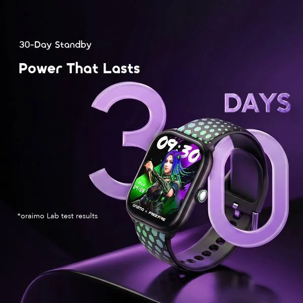 Watch 6 MOCO X Free Fire 2.01" HD Screen Smart Watch price in Bangladesh