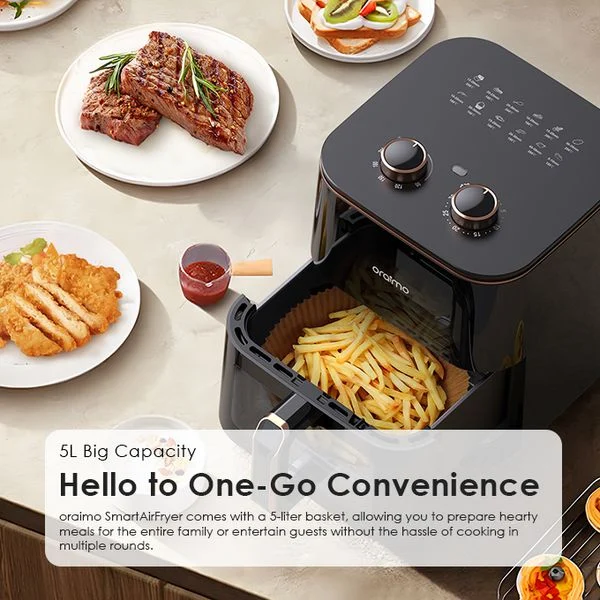 SmartAirFryer 5L 1500W Cooking Visible Smart Air Fryer price in Bangladesh