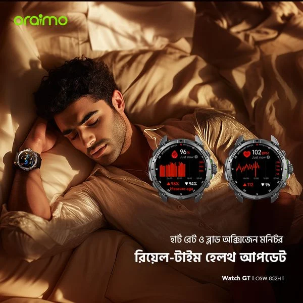 Watch GT 1.43" AMOLED 3ATM GPS Smart Watch price in Bangladesh