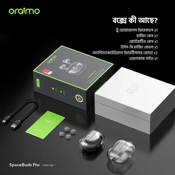 SpaceBuds Pro Hybrid ANC True Wireless Earbuds price in Bangladesh