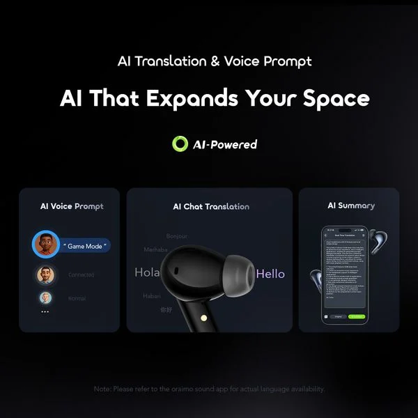 SpaceBuds 2 AI Smart 45hrs Playtime True Wireless Earbuds price in Bangladesh