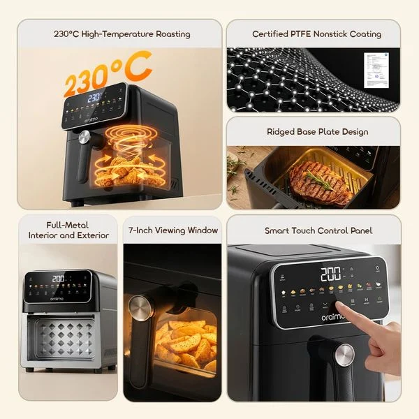 NutriFry S1 6L 1500W 230°C High-Temp Air Fryer price in Bangladesh