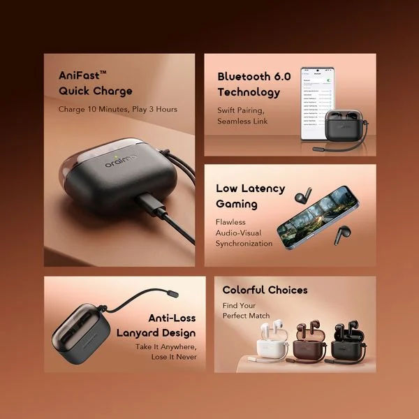 SpaceBuds Air 2 50H Long Battery Life Earbuds with Smart Translation price in Bangladesh