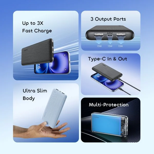 PowerFlow B11 10000mAh  TYPE-C Power Bank price in Bangladesh