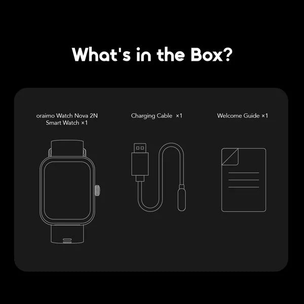 Watch Nova 2N 1.93'' AMOLED 33-Day Standby Smart Watch price in Bangladesh