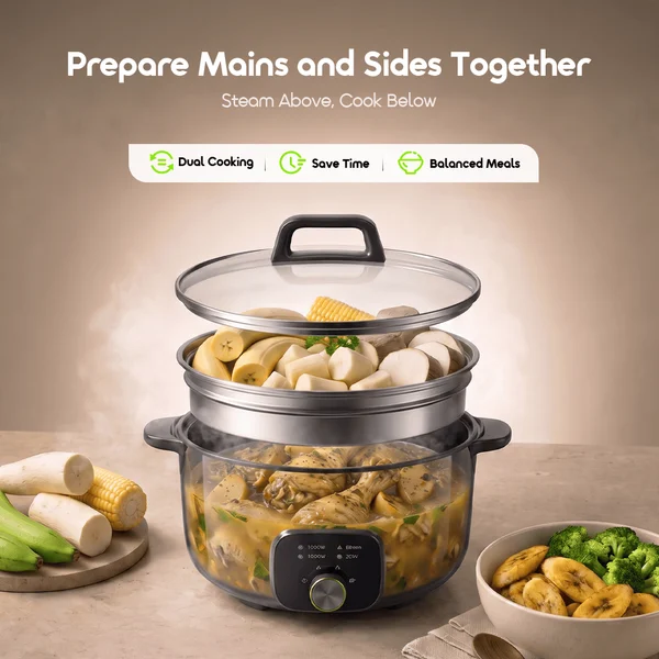 MultiPot S1 Lite 6L Efficient Spacious Multi-Functional Electric Hotpot price in Bangladesh