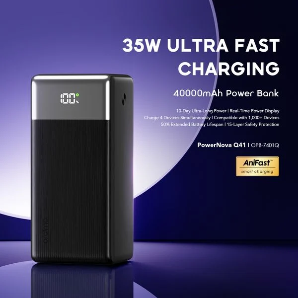 PowerNova Q41 35W Ultra Fast Charging 40000mAh Power Bank price in Bangladesh