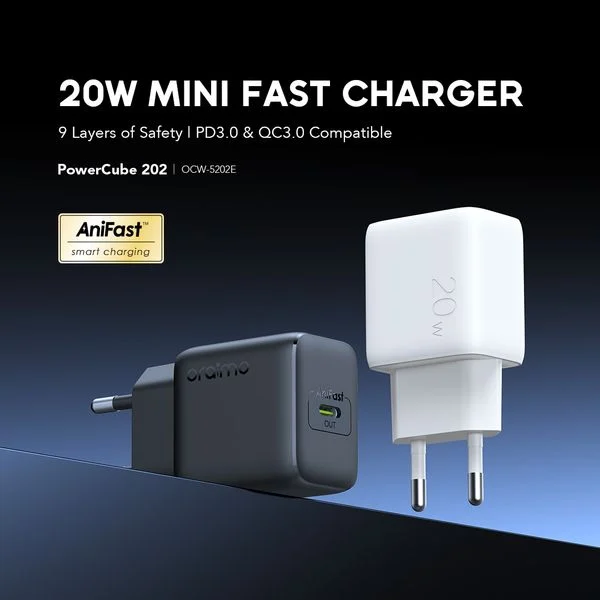 PowerCube 202 EU Type 20W Compatible Charger Kit price in Bangladesh