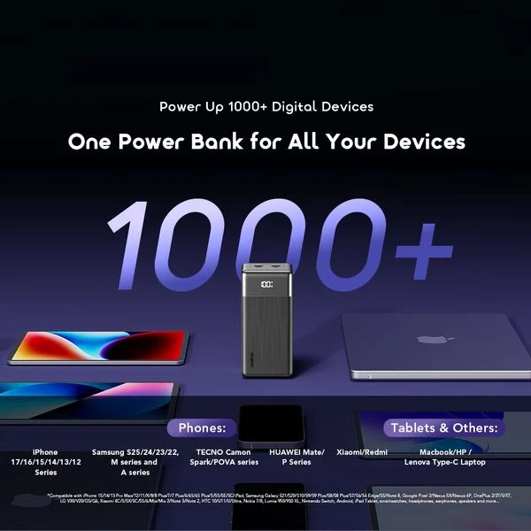 PowerNova Q41 35W Ultra Fast Charging 40000mAh Power Bank price in Bangladesh