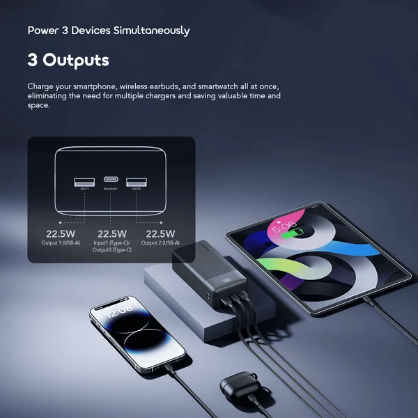 PowerNova Q31 30000mAh 22.5W Fast Charging Power Bank price in Bangladesh