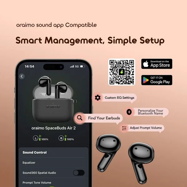 SpaceBuds Air 2 50H Long Battery Life Earbuds with Smart Translation price in Bangladesh