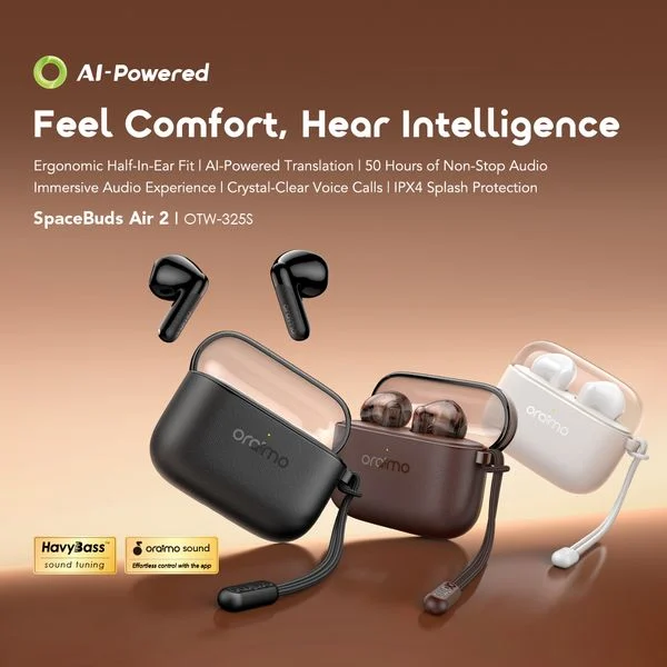 SpaceBuds Air 2 50H Long Battery Life Earbuds with Smart Translation price in Bangladesh