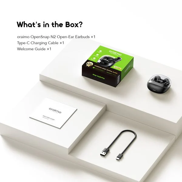 OpenSnap N2 Quick Charging Deep Bass Open-Ear True Wireless Earbuds price in Bangladesh
